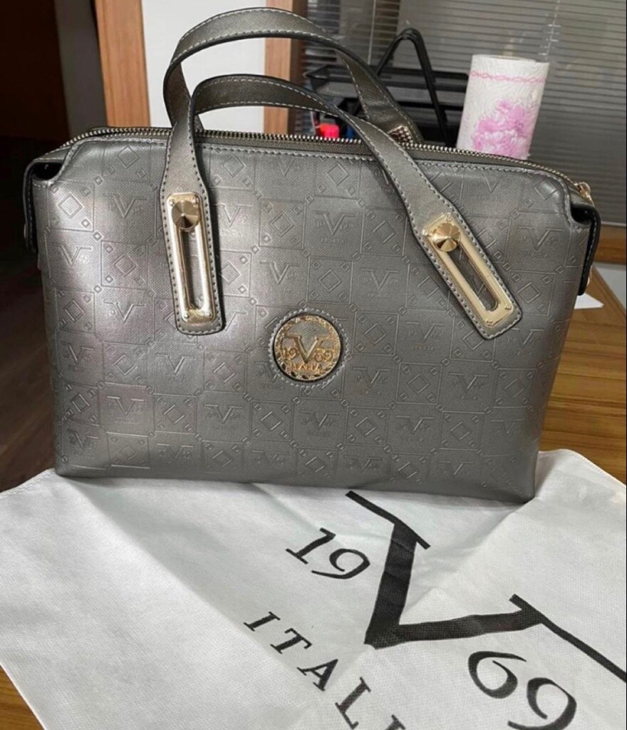 Kadın çanta Versace Vip italy gümüş