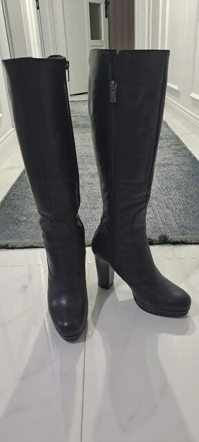 Hakiki Deri Pierre Cardin, çok iyi durumda 36 tam beden çizme
