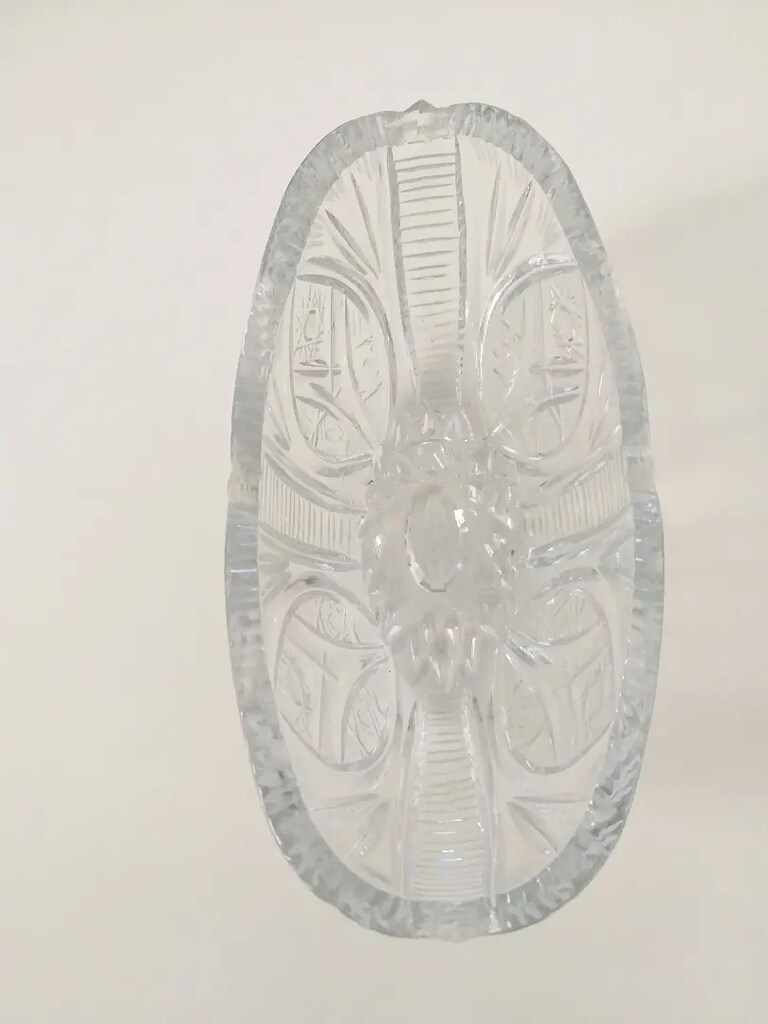 Kiristal şekerlik gondol derinlik 8 cm cap 15 e 6 cm - 2