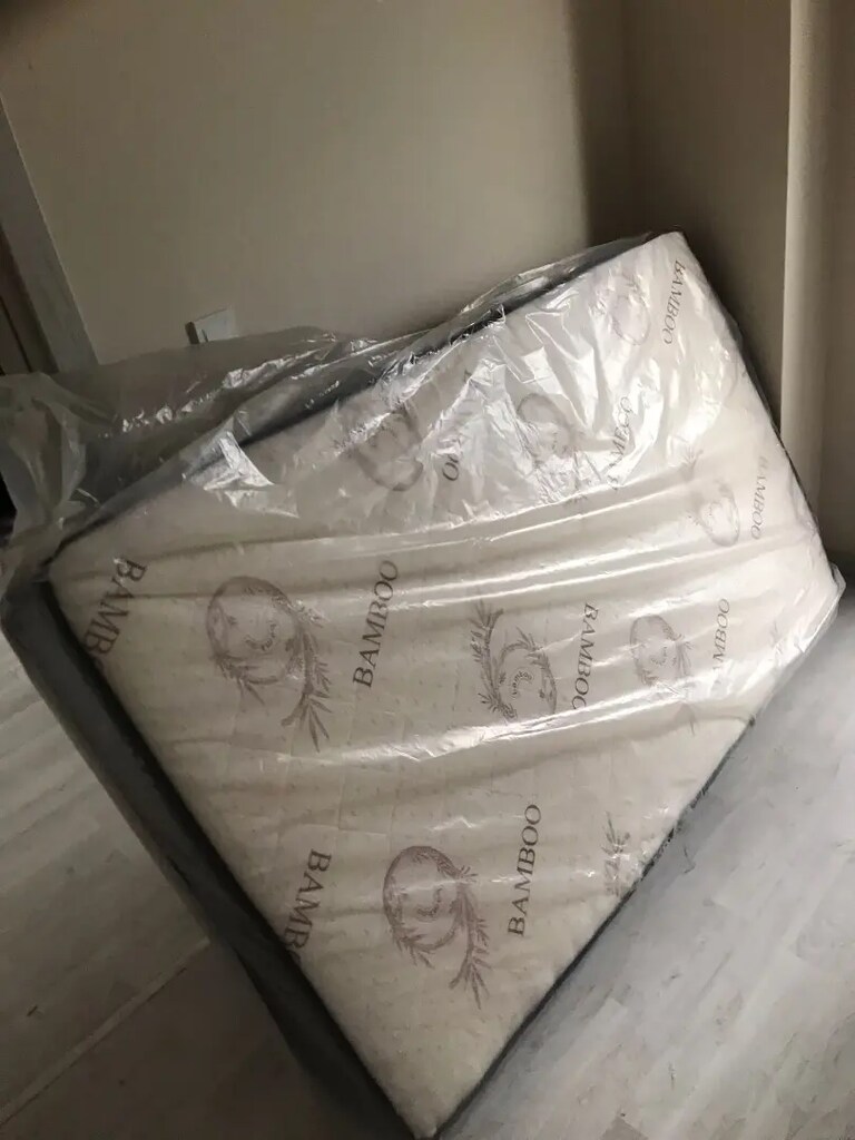 Sıfır 120×200cm özel ölçü tek kişilik kaliteli baza başlık petli yatak - 7