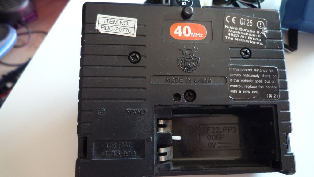Orijinal Nikko NiCd Pil Bloğu, Şarj Cihazı ve RF Uzaktan Kumanda - 5