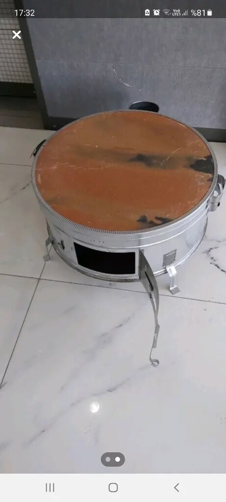 GALVANİZ DÜZ TANDIR 60 CM ÜSTÜ TOPRAKLI GELENEKSEL TANDIR