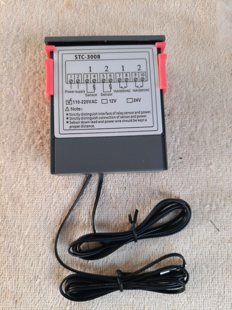 STC-3008 TERMOSTAT ÇİFT EKRANLI 220V 10A - 5