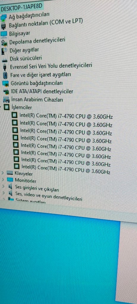 İ7 4790 İŞLEMCİ+ ANAKART+CPU FAN+AYNA+ THERMAL MACUN - 12