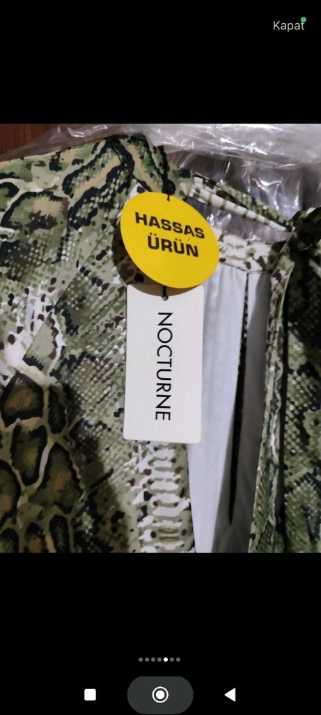 NOCTURNE SIFIR ELBİSE - 5