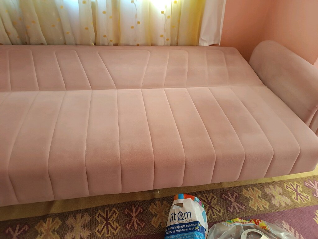 KANEPE.SAGLAM PEMBE RENKLİ TEMİZ - 6