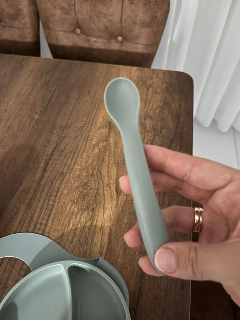 Meleni Baby 4’lü yeşil yemek seti - 5