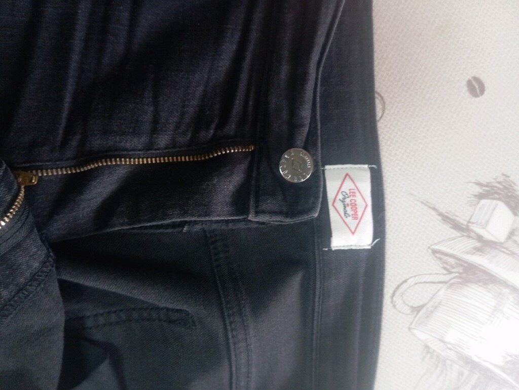 2 adet Erkek Keten Gömlek ve 38/32 LECOPER Kot Pantolon (88-105 uyumlu - 3