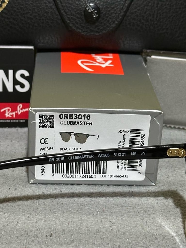 Ray-ban 3016 Clubmaster W0365 51-21 3N - 7
