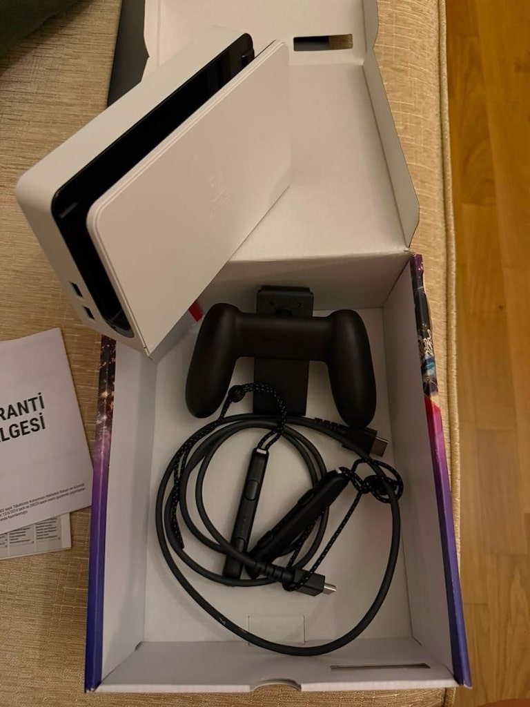Garantili Nintendo Switch OLED Konsol Beyaz + Mario Kart 8 Deluxe - 10
