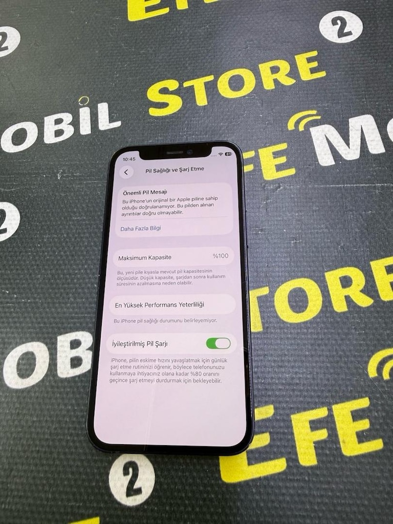 İPHONE 12 MİNİ 128 GB HAFIZA PİL 100 YURT İÇİ CİHAZIDIR - 7