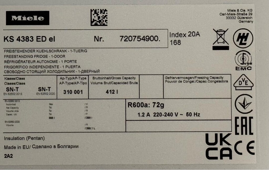Miele Buzdolabı Sıfır Garantili ( Gaggenau Smeg Liebherr ) - 5