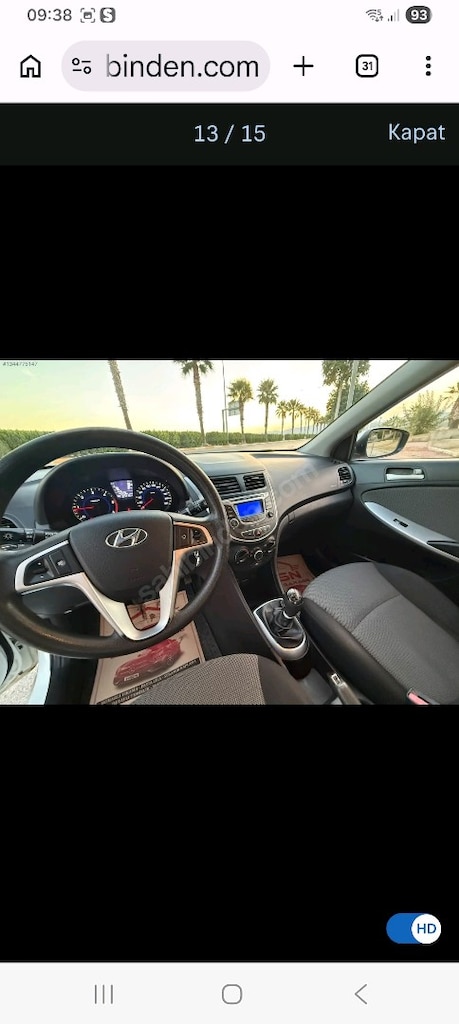 2012 Hundai AccentBlu 1.6 CRDI - 9
