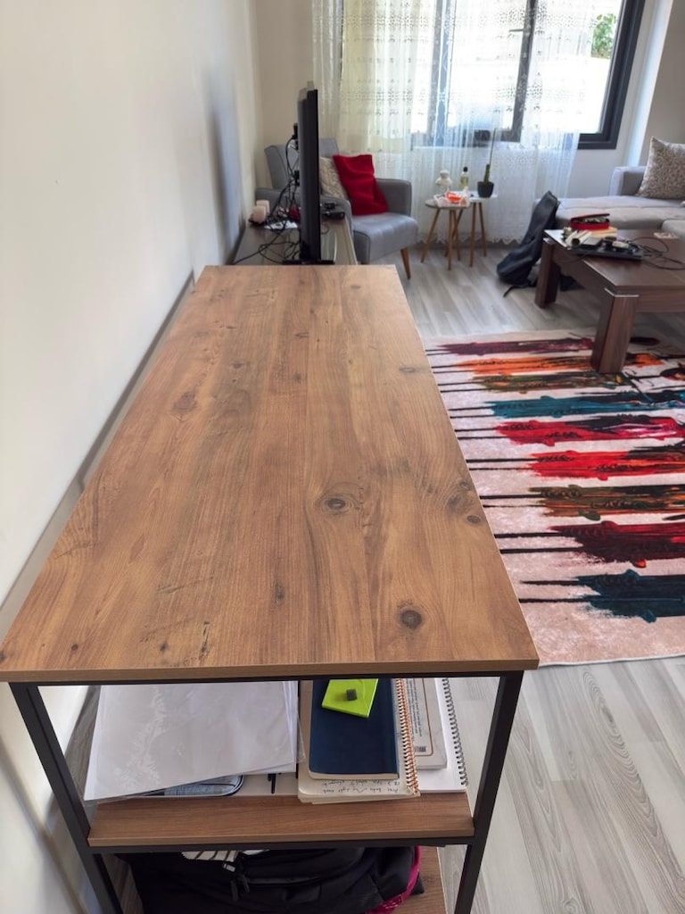 Vivense Loft Endüstriyel Çalışma Masası 120x60 – Metal Ayaklı - 3