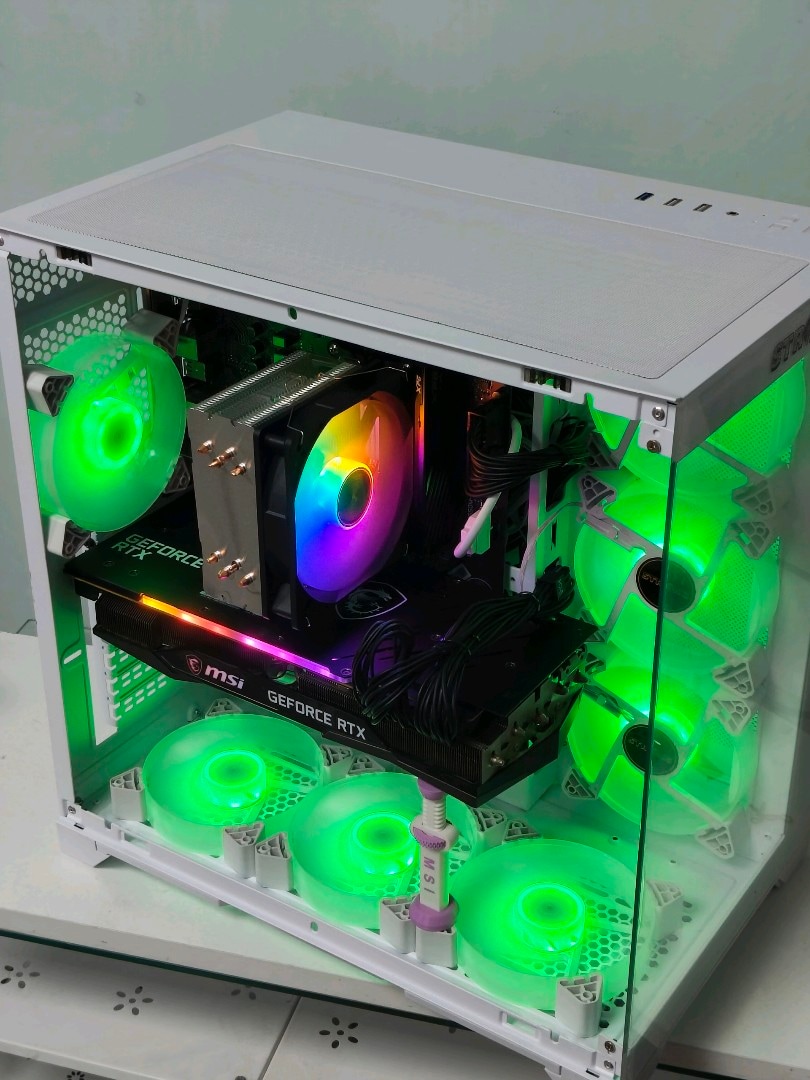RYZEN5 7500F 16GB RAM 10GB RTX 3080 1TB M2SSD 750W AKVARYUM OYUNCU PC - 6