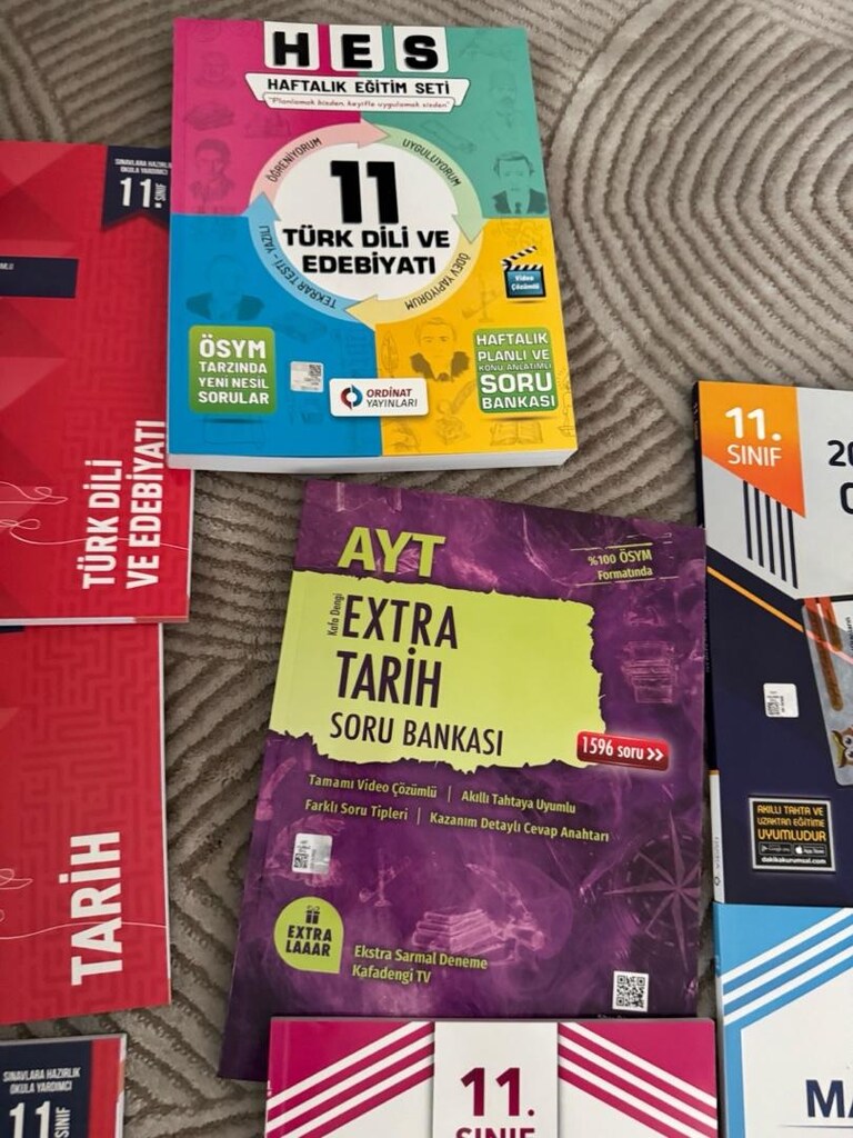 11.sınıf eşit ağırlık test kitapları (11 adet) - 3