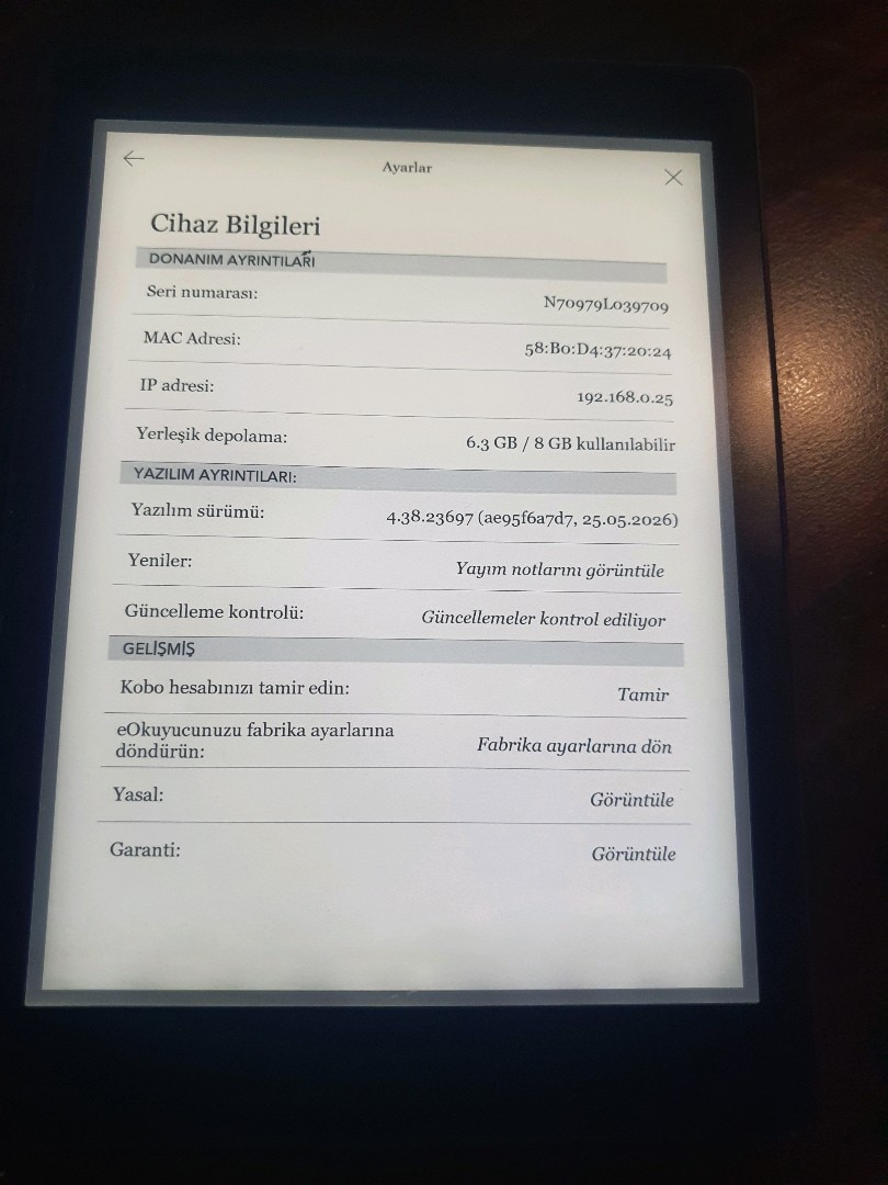 Kobo Aura H2O 6.8 Edition 2 E-Kitap Okuyucu - 2
