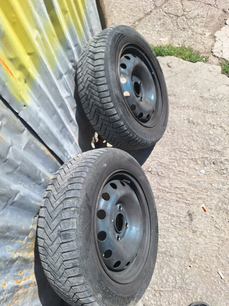 4x108 14 inc pejo cidroen uygun kara jant lastik temiz sorunsuz - 4