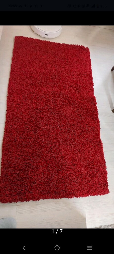 1.50'ye 80 santim Shaggy halı - 4