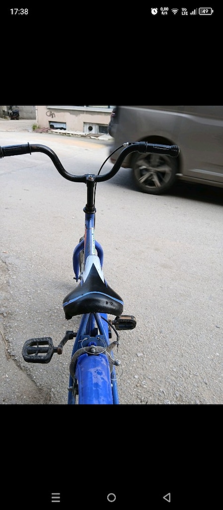 benmex mavi erkek çocuk Bisikleti lastik ler patlak ve paslanma var - 3
