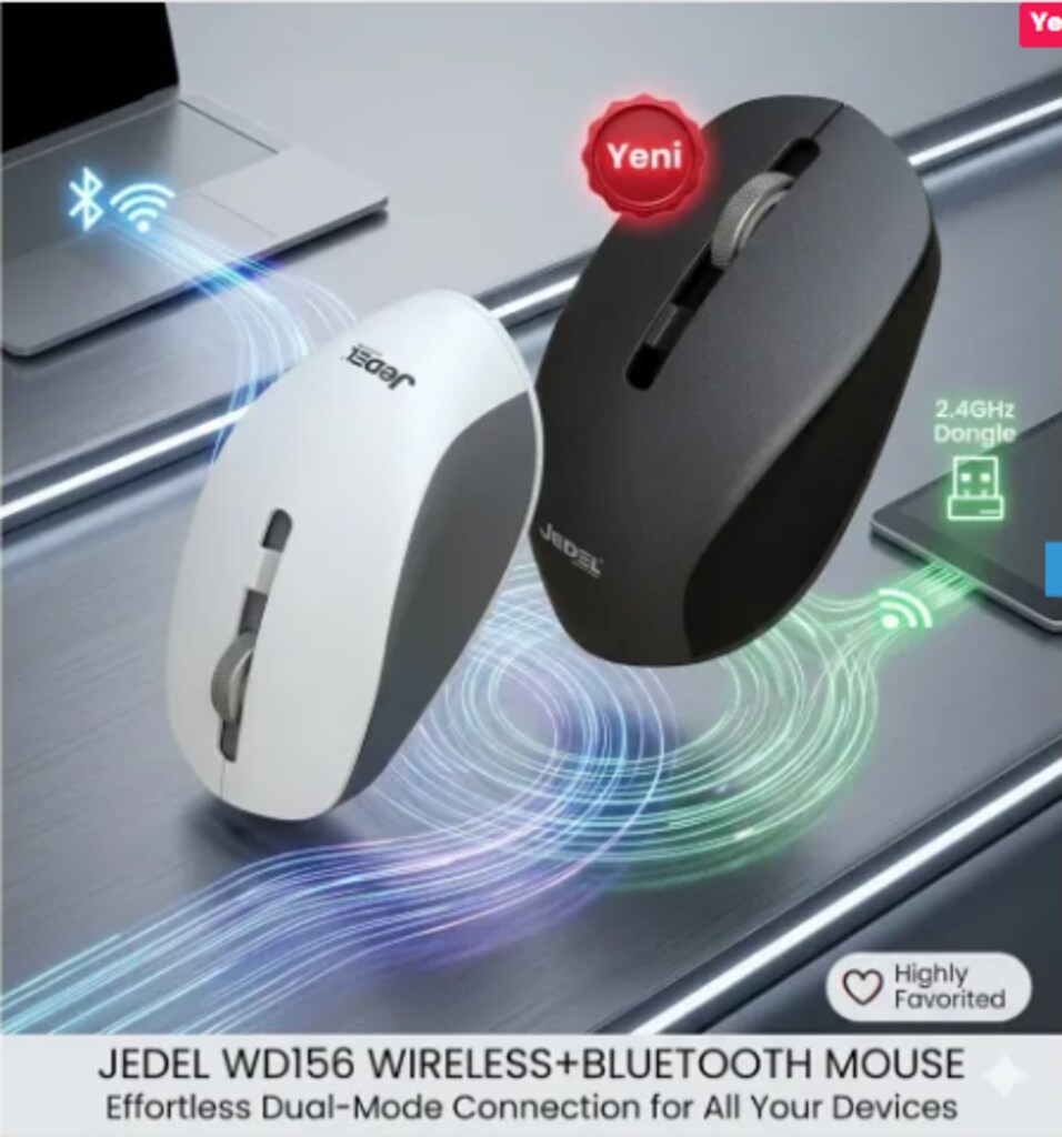JEDEL WD156 WİRELESS+BLUETOOTH MOUSE - 2