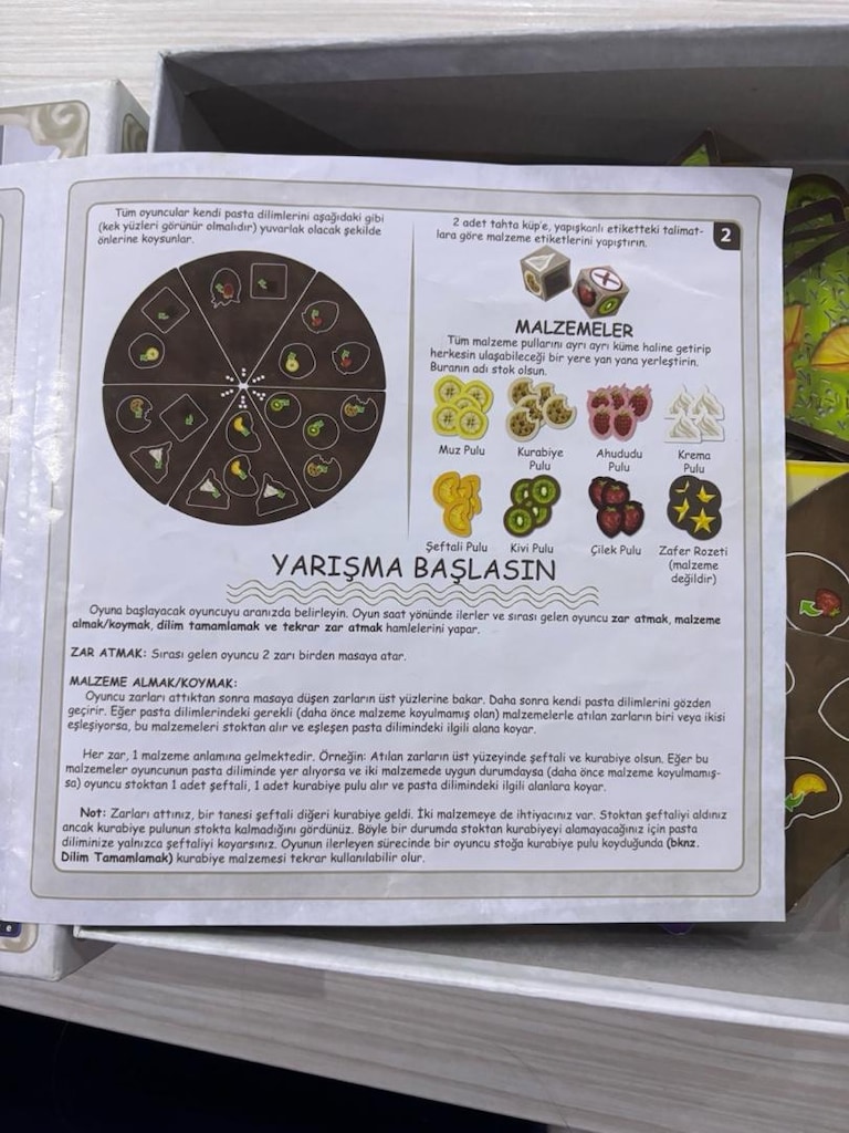 pasta şefi çocuk kutu oyunu - 5