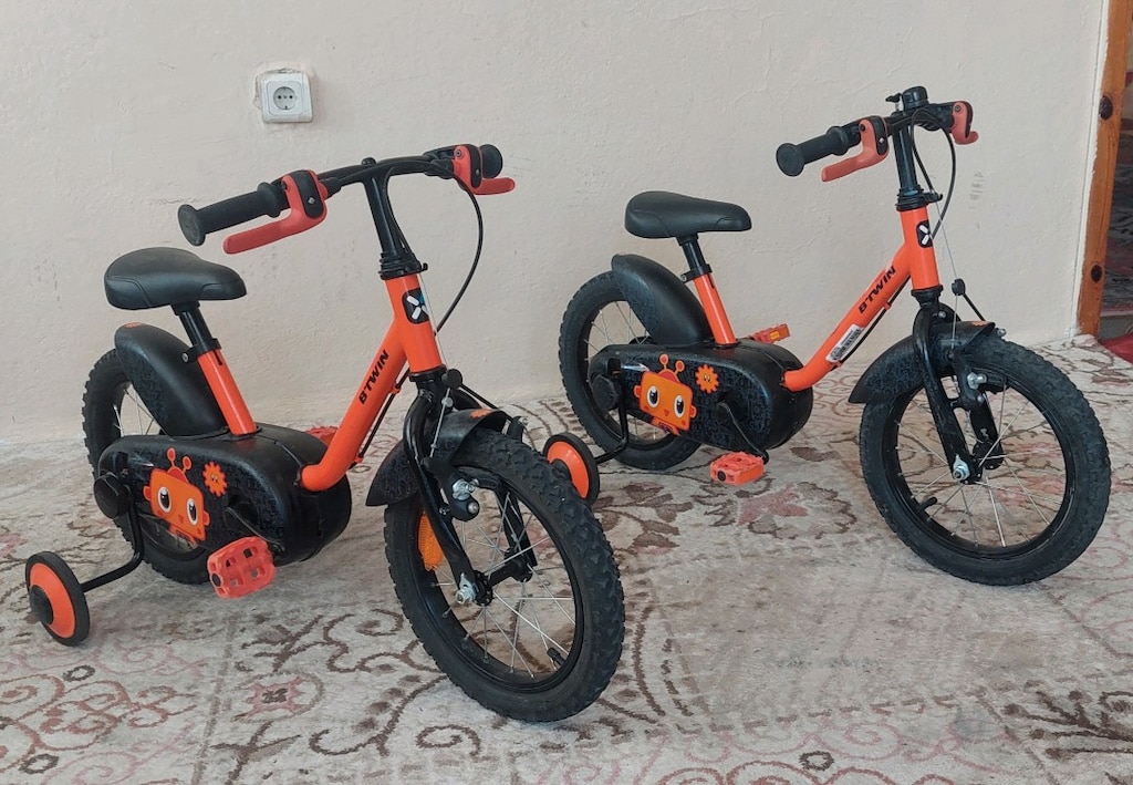 2 ADET 14 JANT DECATHLON BTWIN ÇOCUK BISIKLETI - 6