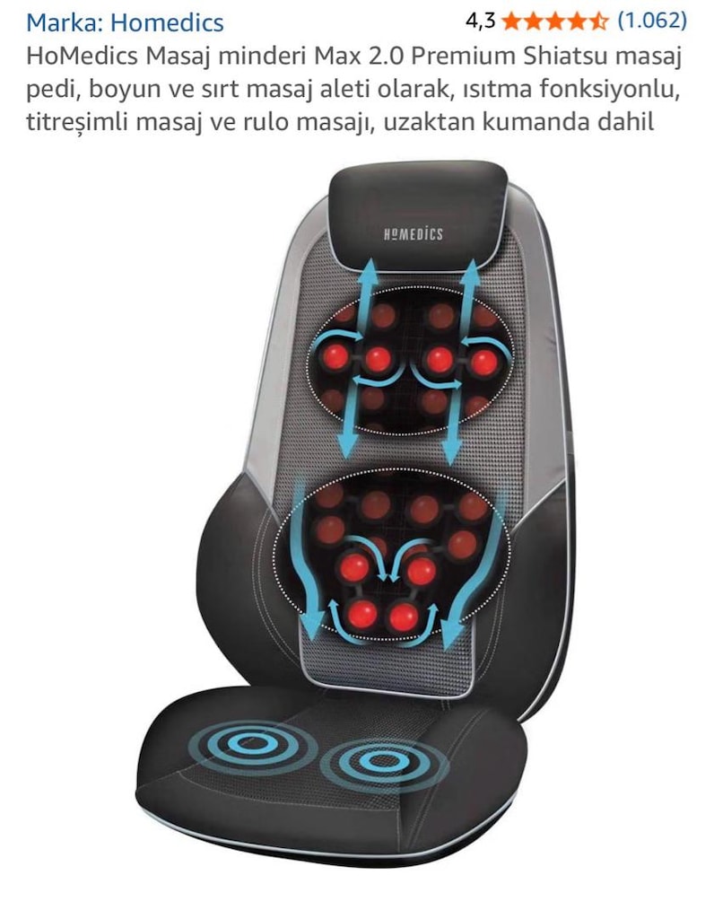 Homedics Masaj Koltuğu - 6