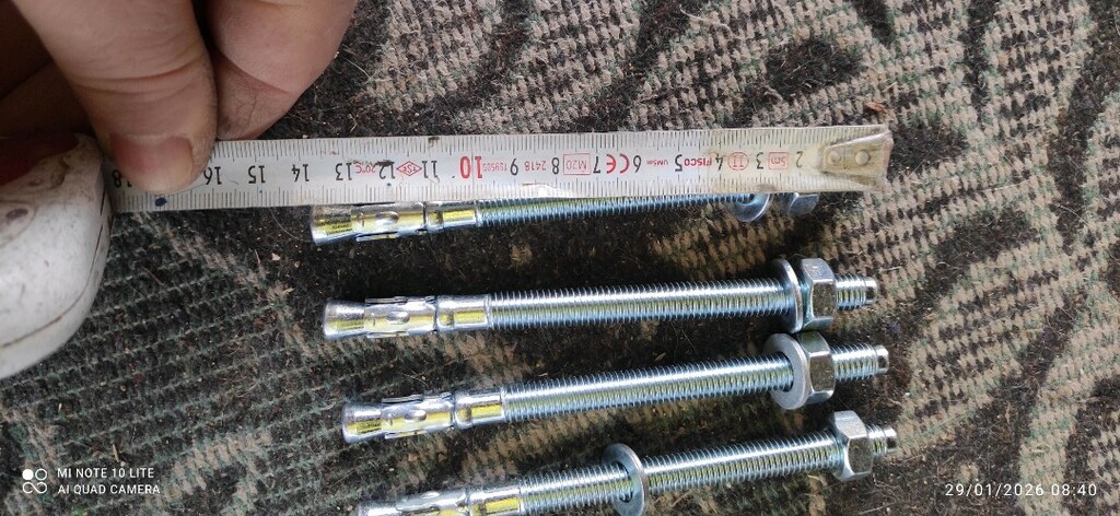 M 10 14. 15 CM civarı galvaniz Dubel - 4