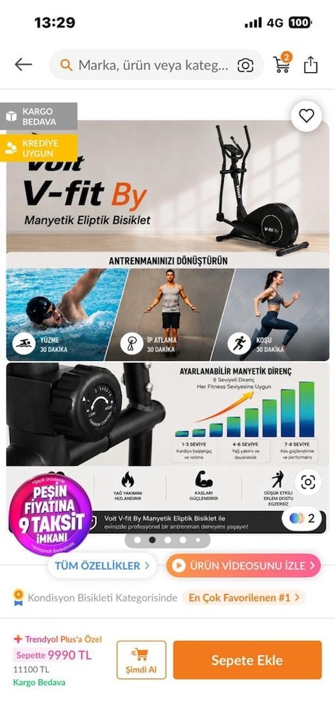 eliptik bisiklet - 3