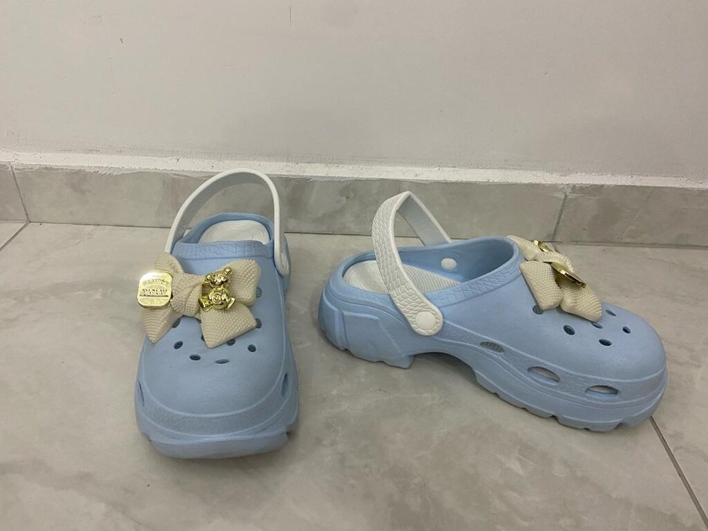 PASTEL MAVİ FİYONKLU TERLİK - 3
