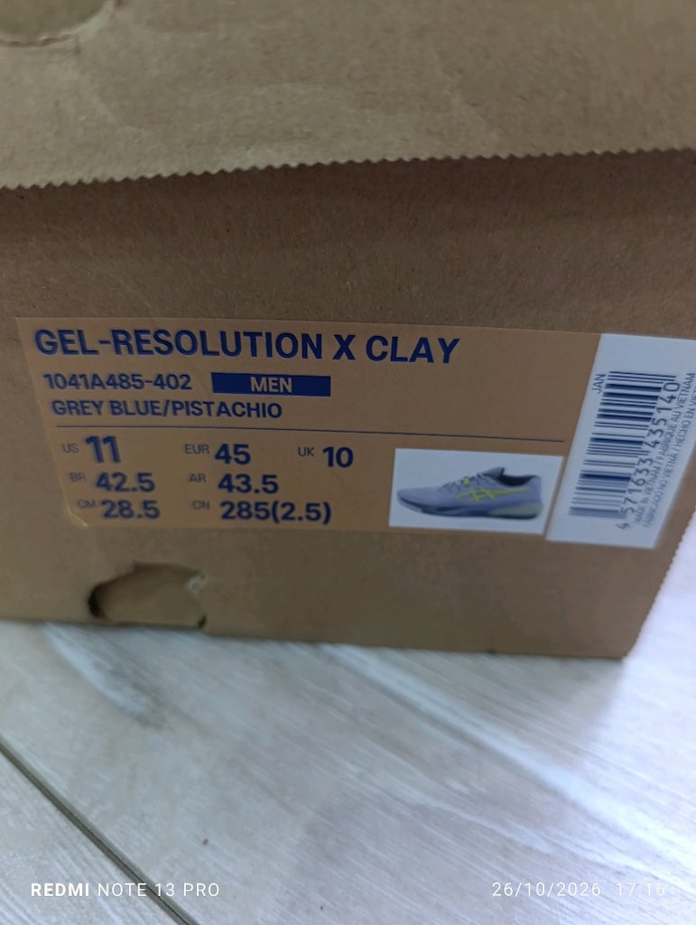 ASICS Gel-Resolution X Erkek Toprak Kort Tenis Ayakkabısı - 7