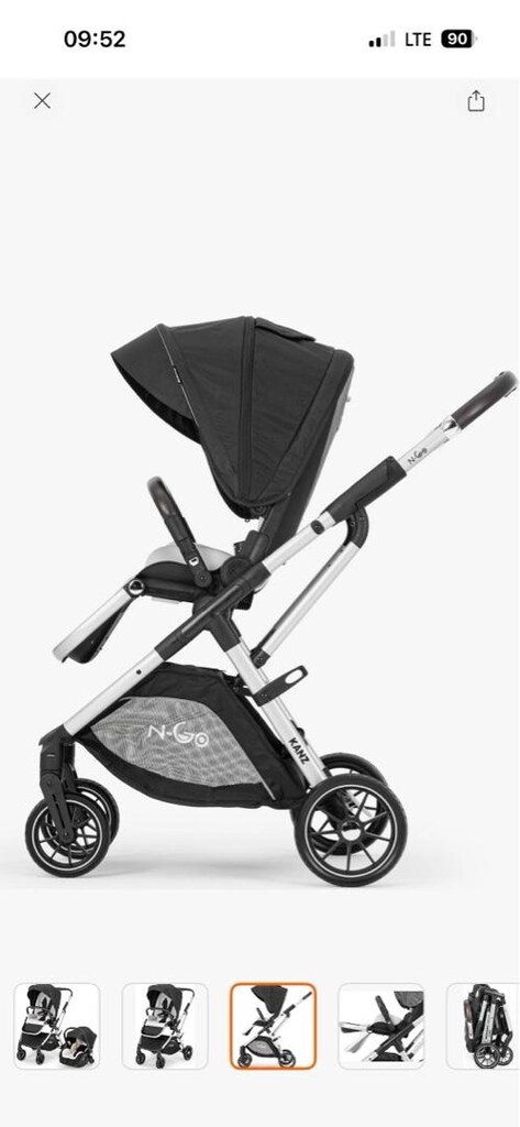 kanz n go bebek arabası ve puset temiz - 3