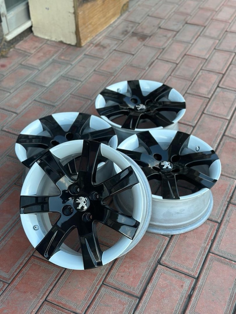 16 inç 4x108 orjinal Pejo jant takımı hatasız - 2