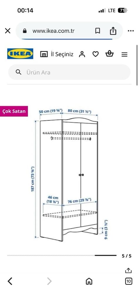 ikea çocuk dolap - 3