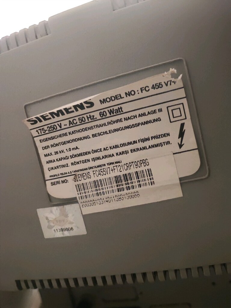 Siemens 51 ekran uzaktan kumandalı tüplü tv - 7