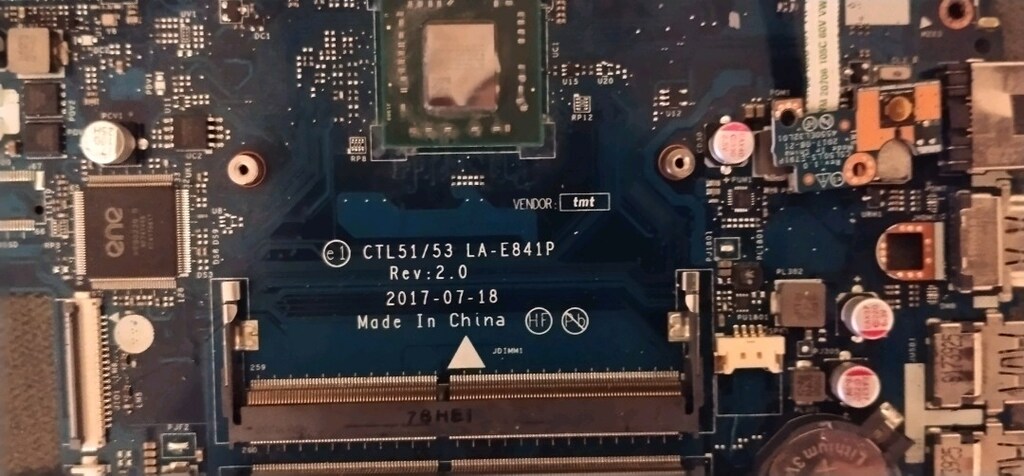 Anakart hp ctl51/53 la-e841p rev 2.0 amd A9-9420 ekran kartlı - 3