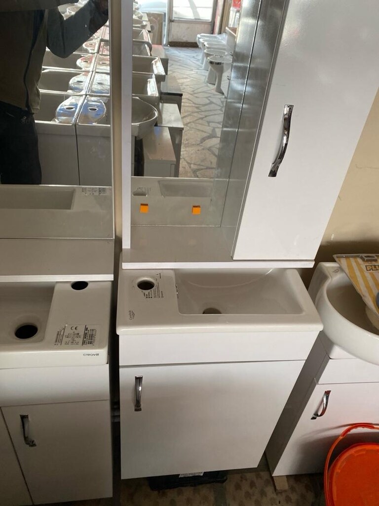 lavabo dolaplı lavaba banyo wc lavobo mdf lovobo dokaplı lavobo medel - 7