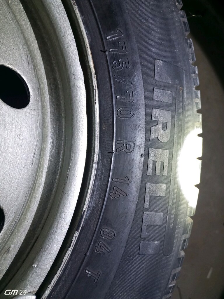 temiz ve sağlam 175x70 R 14 prelli marka stepne jantlı lastik - 20