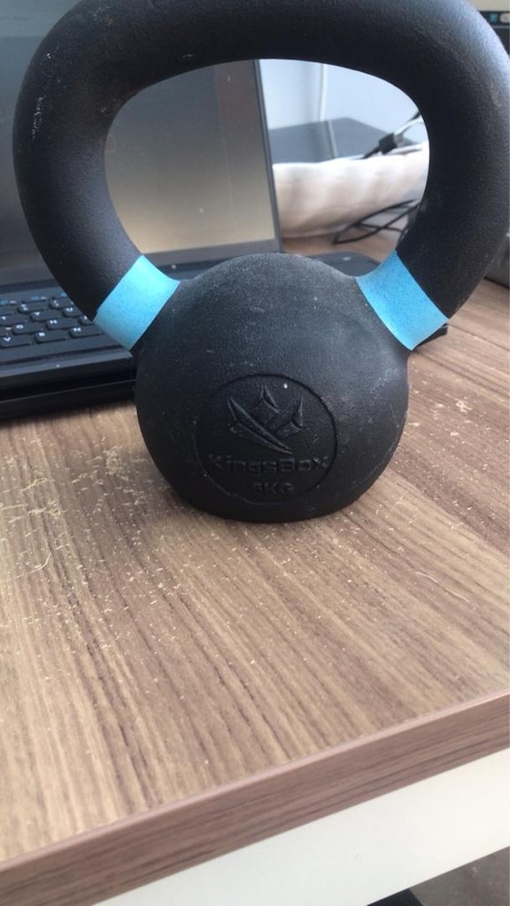 kingsbox marka 16 ve 10 kg kettlebell, kingsbox 9 kg wall ball, - 5