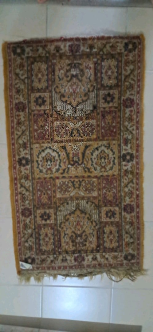 Koleksiyonluk El Dokuması Yün Sedir Yastığı Halısı (105x60 cm) - 3