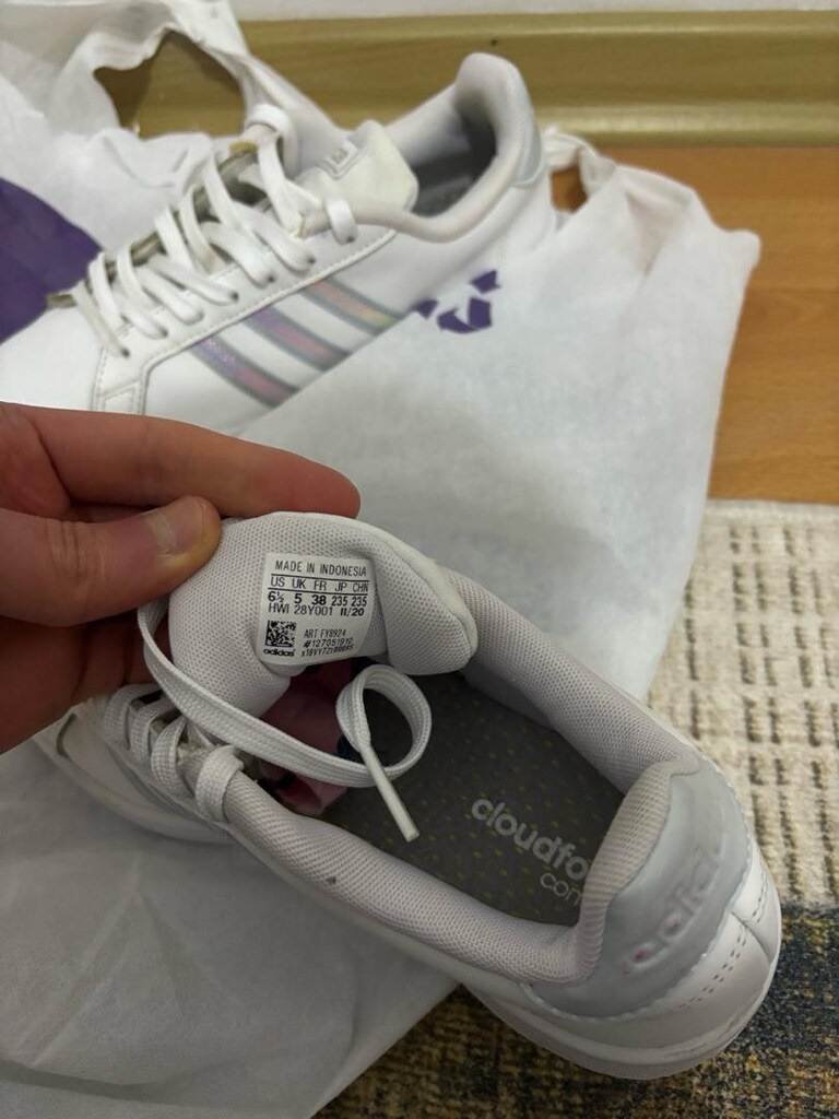 Adidas 38 Numara Kadın Spor Ayakkabı Tertemiz - 4