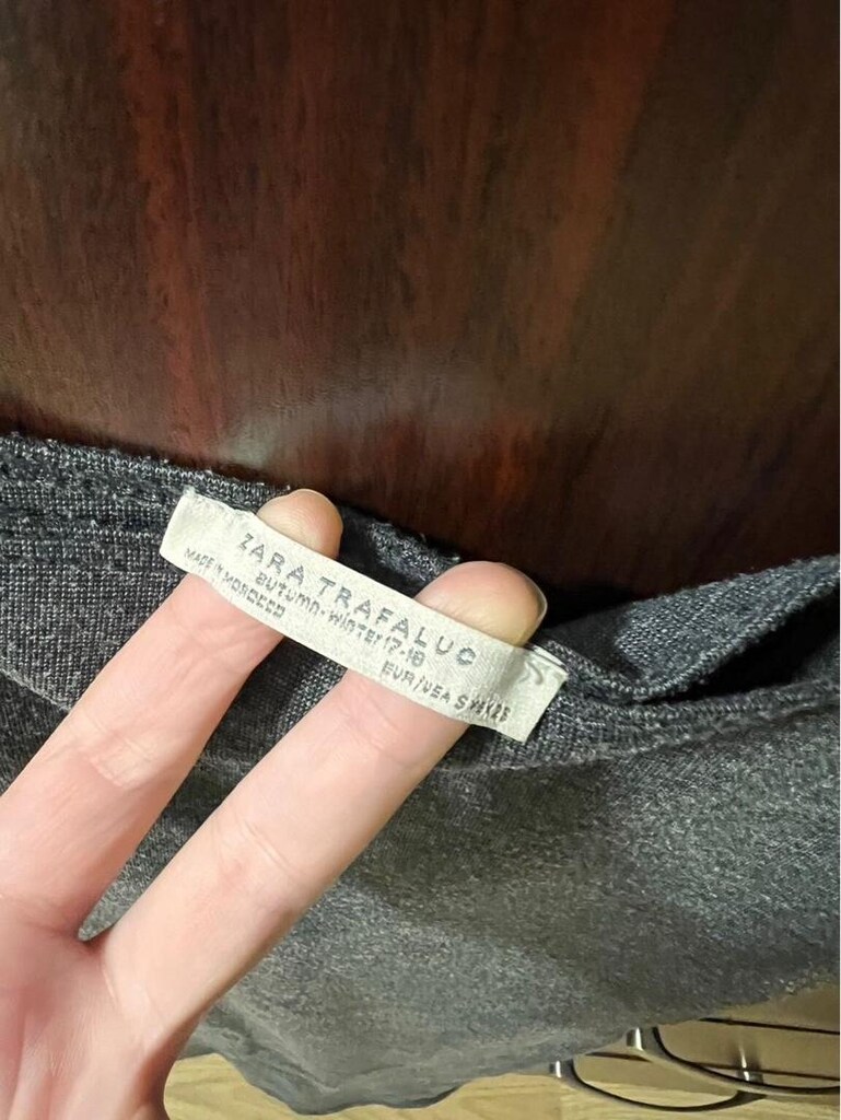 Zara füme strech elbise - 5