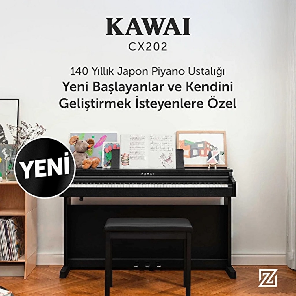 KAWAI CX202LO Dijital Piyano (Tabure & Kulaklık Hediyeli) NAKİT FİYAT - 3