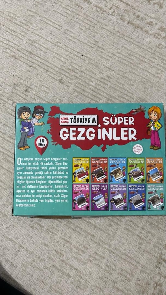 Türkiye'm Süper Gezginler Kitap Seti - 2