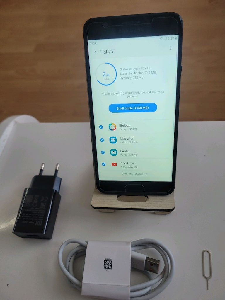 Samsung J 7 prime 2 ..gb ..32 rem.3 türkiye cihazı hattını tak kullan - 2