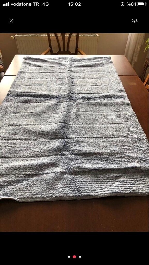3 ayrı banyo zemin için kilim - halı- klozet takımı farklı fiyatla - 3