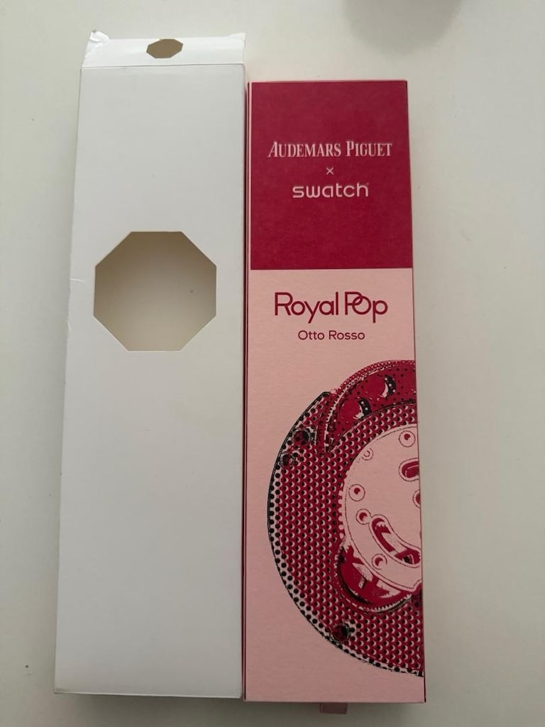 ap x swatch royal pop collab saatler - 3