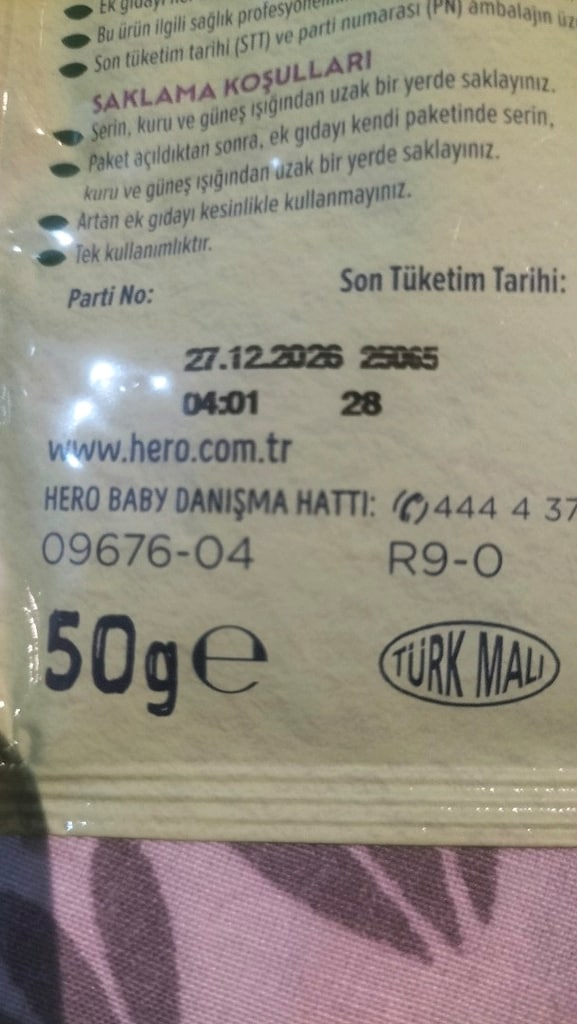 Püre Bebek bezi 2 numara ( 3-6 kg) 68 adet+ 15 adet Hero sütlü tahıllı - 4