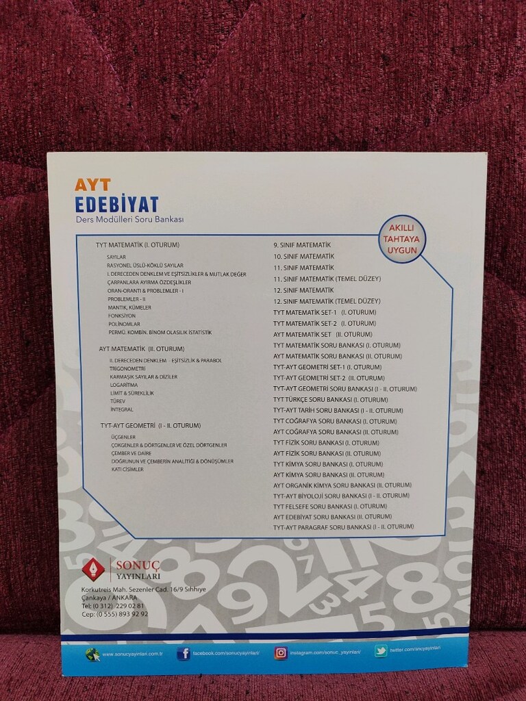 Sonuç Yayınları AYT Edebiyat DM Serisi - 2